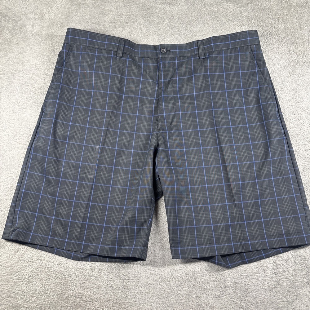 Pro Tour Men's Golf Shorts Blue/Black Plaid Shorts Size 40